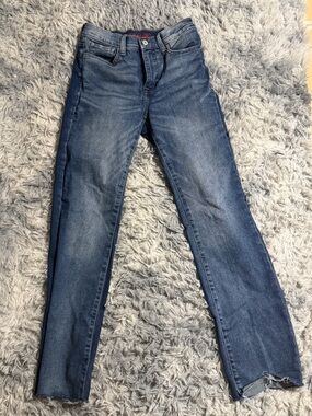 Lucky Brand Women's Zoe high rise straight Jeans long